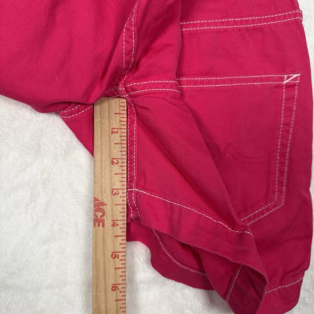 DENIMIST Cowboy Romper Hot Pink Magenta Women’s Size XS Western Pearl Snap - Picture 10 of 11